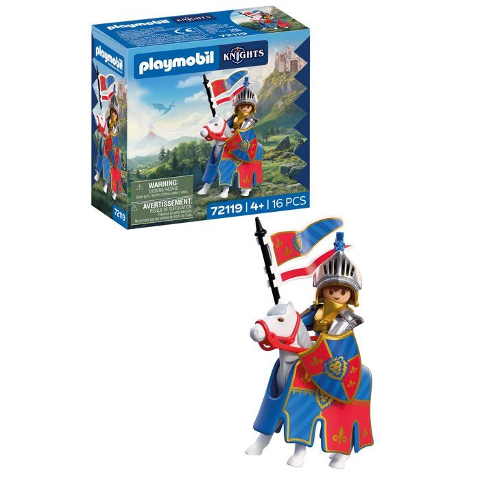 PLAYMOBIL 72119 Chef des Chevaliers du Lion, Adventure les chevaliers, 16 pieces, des 4 ans