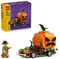 40822 - Camionnette Jack-O'-Lantern, citrouille géante et minifigurine - Des 8 ans Lego Set De Construction Halloween