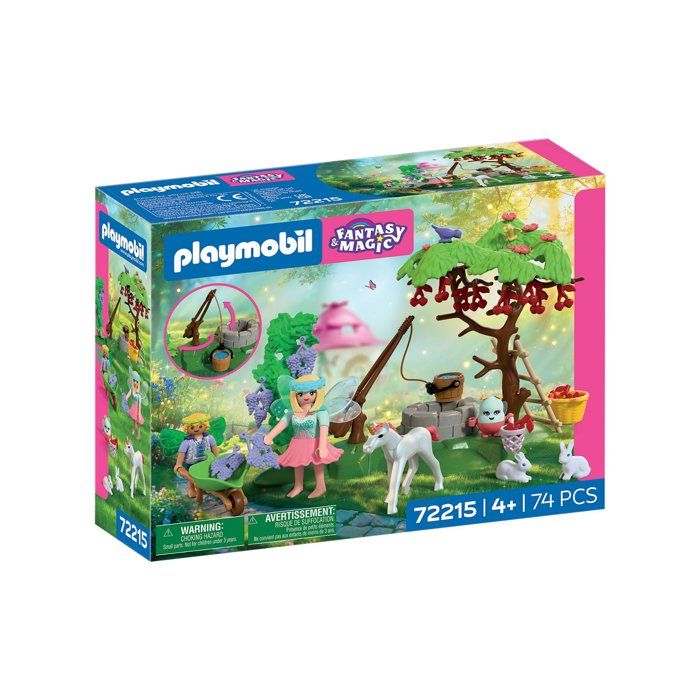 PLAYMOBIL 72215 Jardin féérique avec bébé licorne, Fantasy & Magic, 74 pieces, des 4 ans