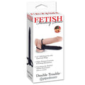 FETISH FANTASY SERIES double penetration strap-on with dual cock rings for enhanced pleasure and prolonged erections