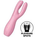 SATISFYER Threesome 3 - Stimulateur Clitoris + Lèvres 3 Bras Flexibles