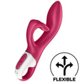 SATISFYER Embrace Me - Vibromasseur Rabbit Point G + Clitoris 3 Moteurs