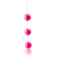 BAILE - bande de balles anal rose en ABS, 3 boules douces reliées, 34mm chacune, pour plaisir anal et vaginal