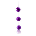 BAILE - bal les anal ABS lilas en ABS avec 3 boules reliées de 34mm pour plaisir anal et vaginal
