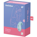 SATISFYER Dipping Delight - Stimulateur À Poser Pointe Incurvée Flexible 2 Moteurs