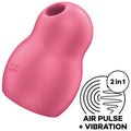 SATISFYER Pro To Go 1 - Stimulateur Air Pulse + Vibrations Compact Auto-Stable