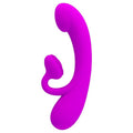 PRETTY LOVE - VIBRATEUR ET SUCCION CLITORISÉ EN SILICONE SINCÈRE VIOLET