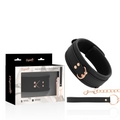 COQUETTE CHIC DESIRE - COLLIER FANTAISIE EN CUIR VÉGAN AVEC BRACELET ET DOUBLURE EN NÉOPRÈNE