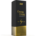Gel de Massage Intime Energy Drink INTT — Effet Chauffant, Embrassable & Sexe Oral