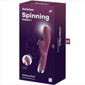 SATISFYER Spinning Rabbit 1 - Vibromasseur Rabbit Rotatif Point G 3 Moteurs