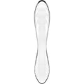 SATISFYER Dazzling Crystal 1 - Gode Verre Borosilicate Double Texture Jeu Température