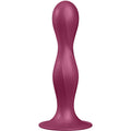 SATISFYER Double Ball-R - Gode Balles Lestées Ventouse Unisexe Sans Vibration