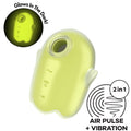 SATISFYER Glowing Ghost - Stimulateur Air Pulse + Vibrations Phosphorescent