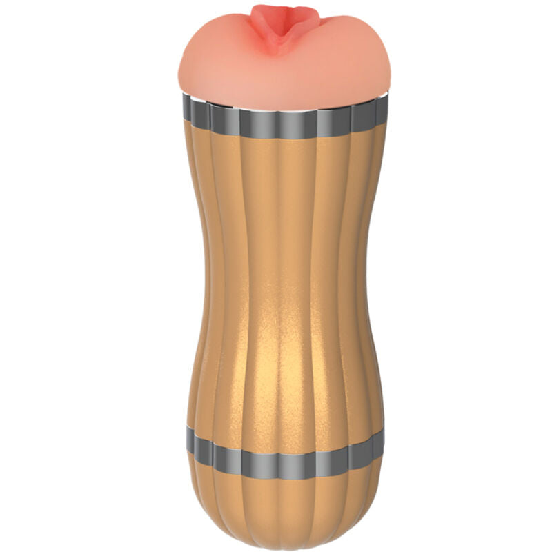 ARMONY - BEVIS DOUBLE MASTURBATEUR VAGIN ET BOUCHE SANS VIBRATION OR