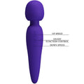 PRETTY LOVE - MASSEUR MEREDITH 12 MODES DE VIBRATION VIOLET