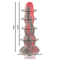 Ares gode en silicone EPIC avec dimensions détaillées et couleurs vives inspiré de la mythologie grecque