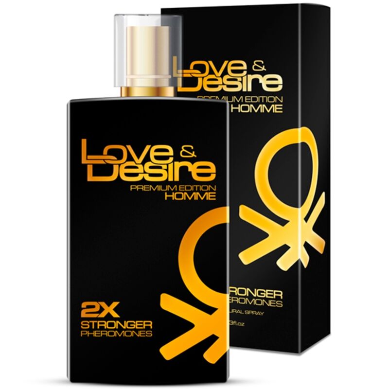 EURO1SEX - PHÉROMONES DE PARFUM LOVE&DESIRE GOLD POUR LUI 100 ML