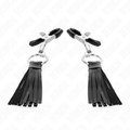 KINK - PINCES À TÉLÉMONS À PAMPONS EN CUIRETTE 6 CM