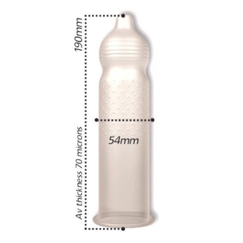 PASANTE - PRÉSERVATIFS INTENSITÉ RIBS & DOTS 144 UNITÉS