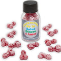 DIABLO PICANTE - 12 BONBONS SANTÉ-ARGENT-AMOUR FORME DE PÉNIS FRAISE/CERISE