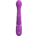 PRETTY LOVE - VIBRATEUR LAPIN MULTIFONCTION 3 EN 1 DEJON VIOLET