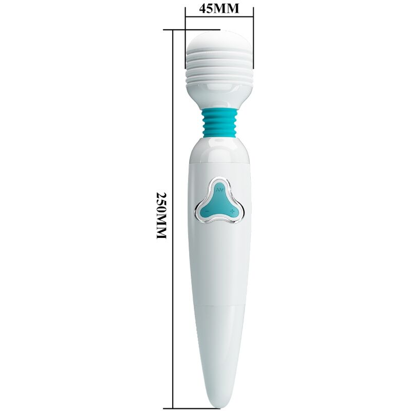 PRETTY LOVE - VIBRATEUR CLOUD WAND 7 VIBRATIONS BLANC