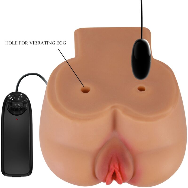 CRAZY BULL - VIBRATEUR KYLIE ASS AVEC TÉLÉCOMMANDE RÉALISTE VAGIN ET ANUS