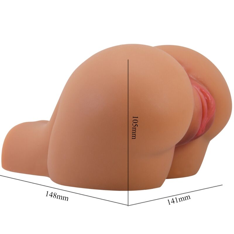 CRAZY BULL - VIBRATEUR KYLIE ASS AVEC TÉLÉCOMMANDE RÉALISTE VAGIN ET ANUS