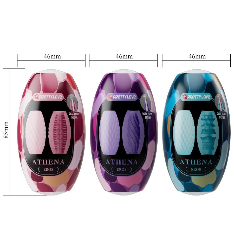 PRETTY LOVE - ATHENA EROS PACK 15 MASTURBATEURS MASCULINS DIVERS