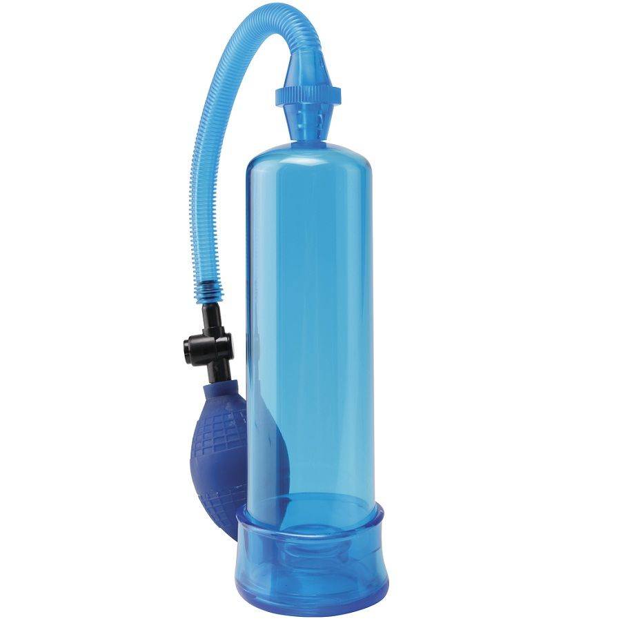 PUMP WORX beginners power pump with medical-style pump bulb and clear vacuum tube for size enhancement
