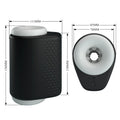 PRETTY LOVE - MASTURBATEUR POUR HOMME DJ GIRL AVEC VIBRATION 5 RÉGLAGES NEGRO