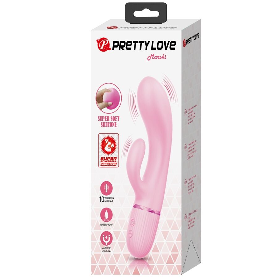 PRETTY LOVE - VIBRATEUR MARSKI RABBIT & POINT G ROSE