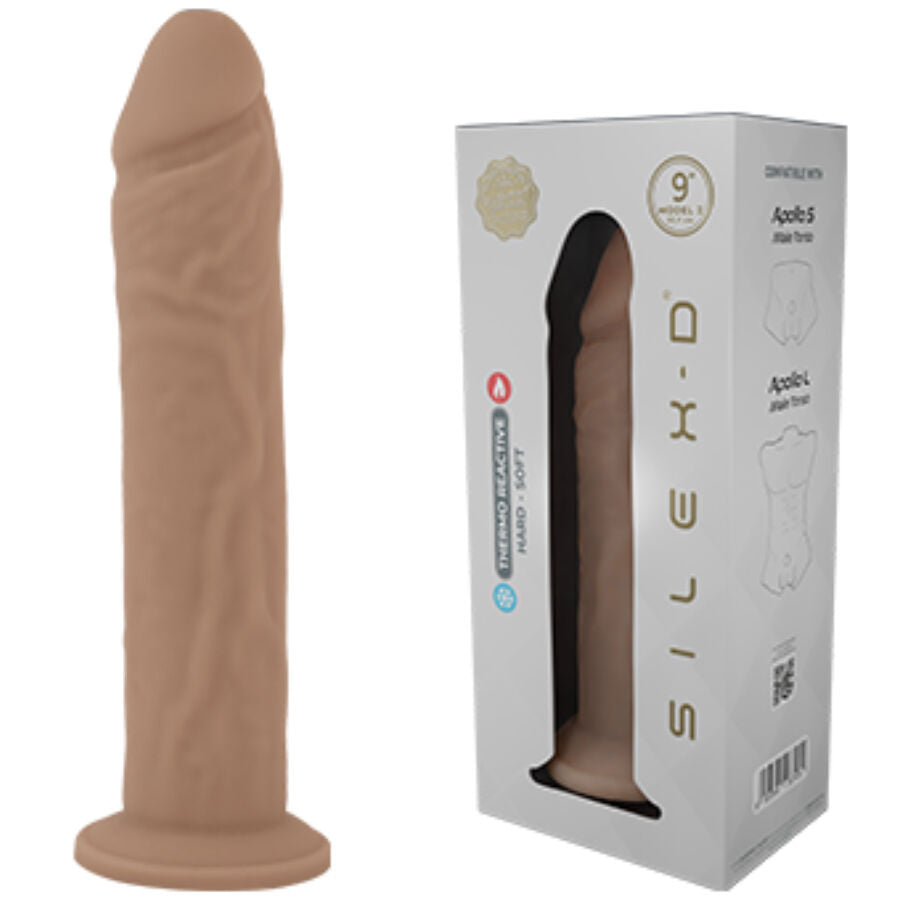 SILEXD - MODÈLE DE PÉNIS RÉALISTE 9 SILICONE LIQUIDE 22,8 CM