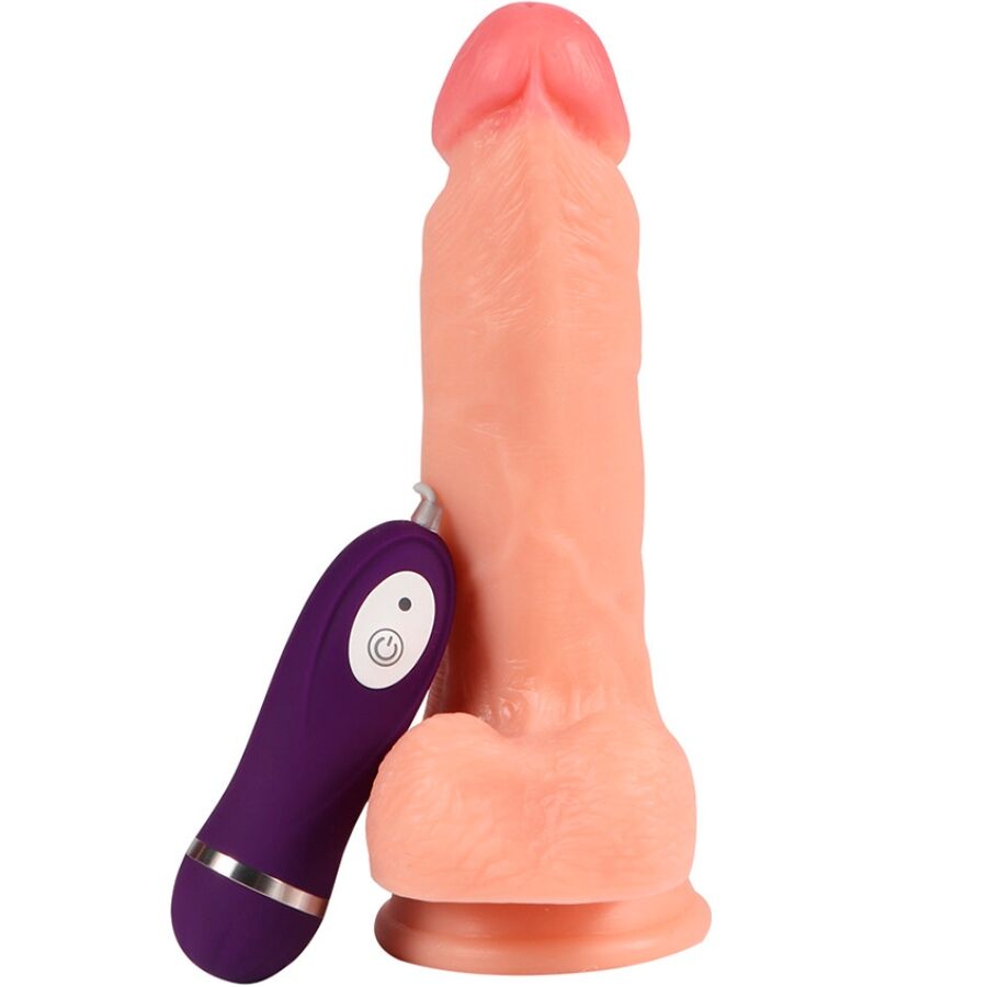 SHEQU - IRON DRAGON VIBRATEUR DILDO AVEC TÉLÉCOMMANDE 17,5 CM