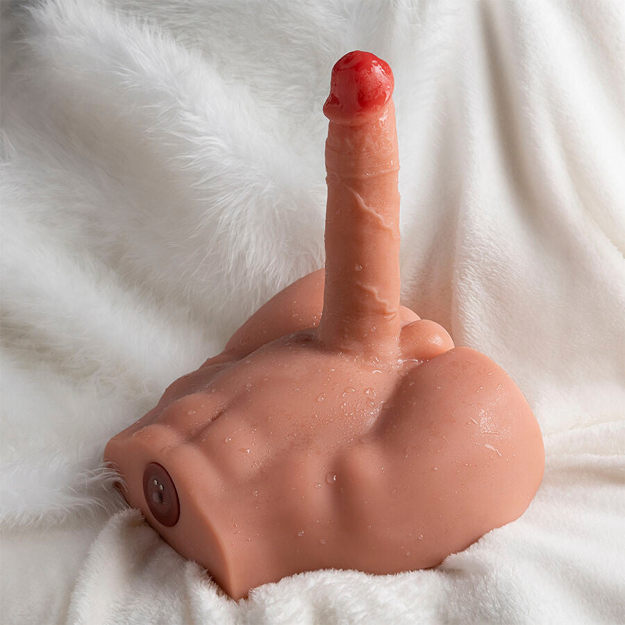 XISE - PEEL DILDO ASS GODE RÉALISTE MASTURBATEUR POSITION FRONTALE AVEC POUSSÉE 17,5 CM