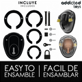 ADDICTED TOYS LOCKED - À PÉNIS VERROUILLÉE SANS CLÉ 11,5 CM