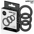 ADDICTED TOYS - LOT DE ANNEAUX EN SILICONE MODÈLE 1