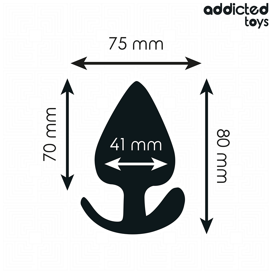 ADDICTED TOYS - PLUG ANAL TAILLE L 8 CM