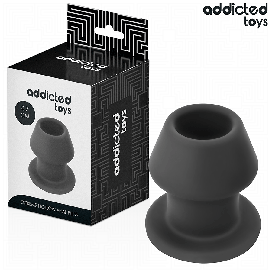 ADDICTED TOYS - PLUG ANAL CREUX EXTRÊME TAILLE M 8,7 CM