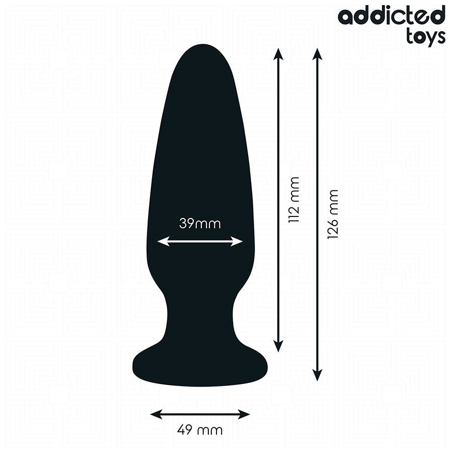 ADDICTED TOYS - PLUG ANAL AVEC BIJOU TAILLE L 12,6 CM