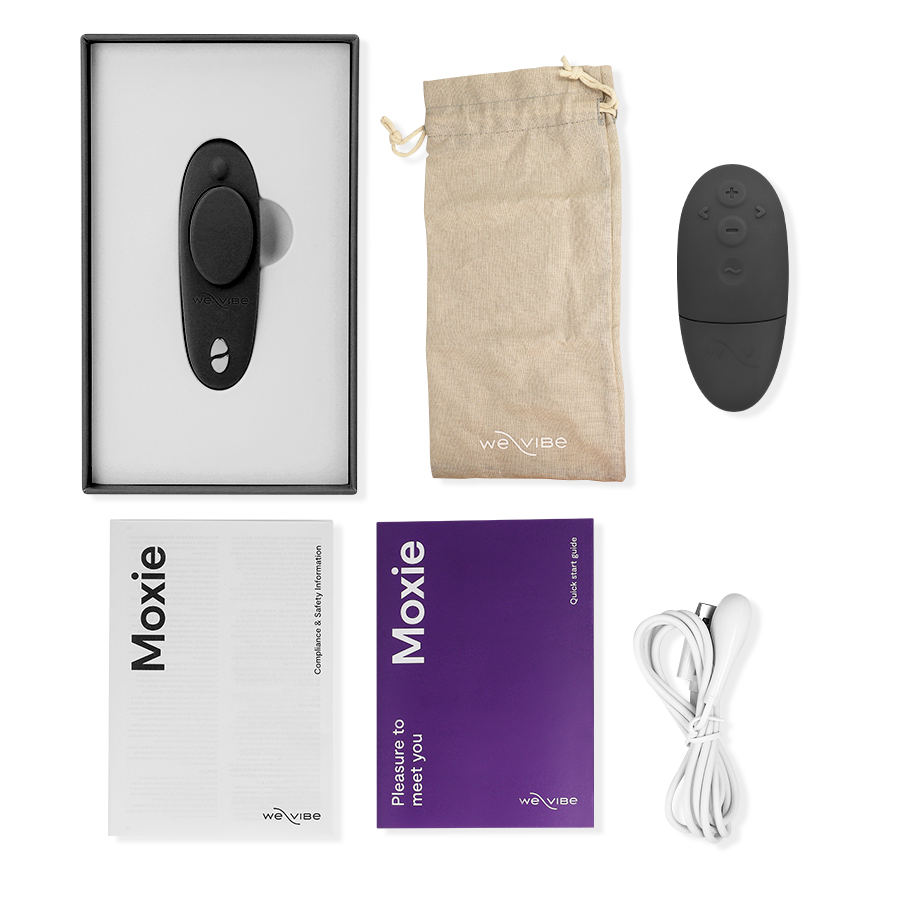 WE-VIBE - VIBRATEUR CLITORAL MOXIE + NOIR
