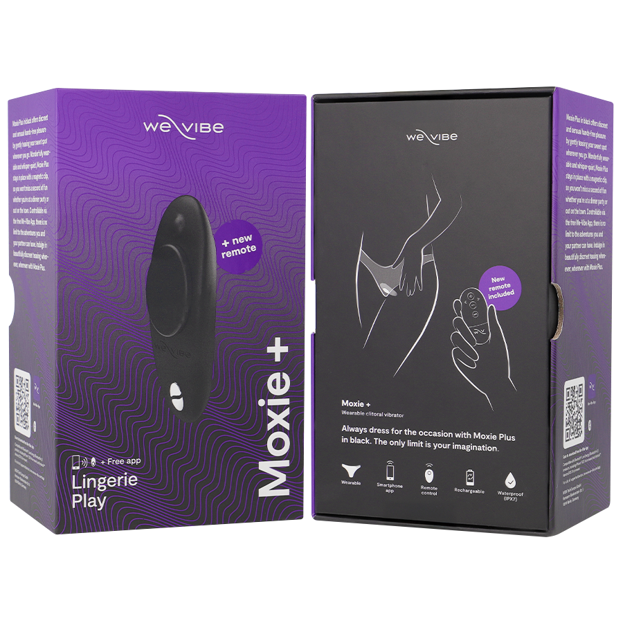 WE-VIBE - VIBRATEUR CLITORAL MOXIE + NOIR