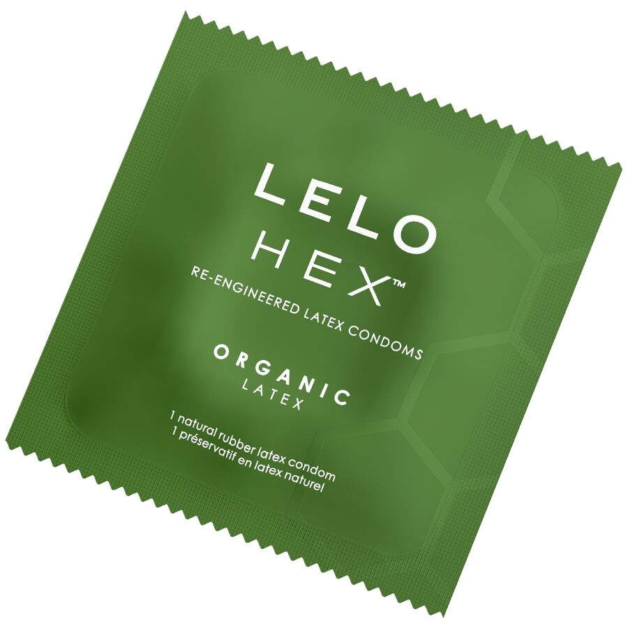 LELO - HEX BOÎTE DE PRÉSERVATIFS BIOLOGIQUES 3 UNITÉS