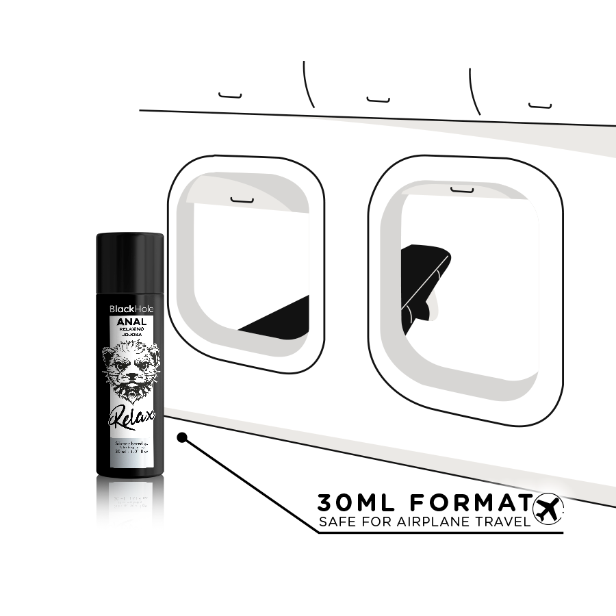 BLACK HOLE - RELAXANT ANAL JOJOBA RELAX BASE SILICONE 30 ML