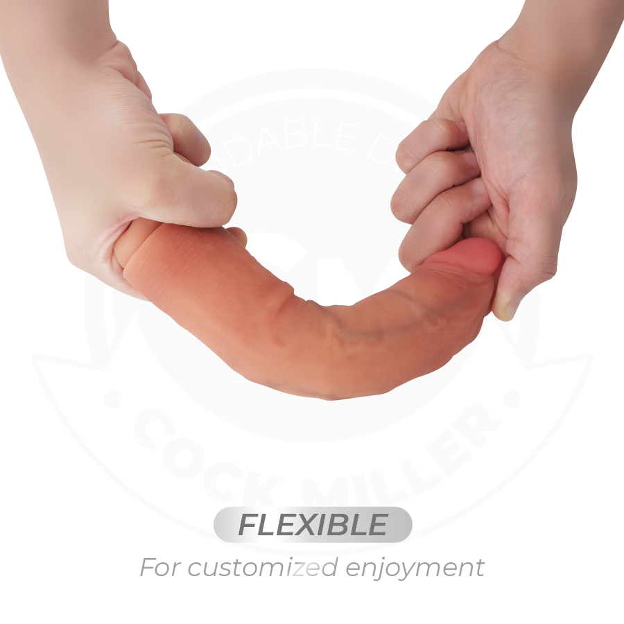 COCK MILLER - GODE RÉALISTE AVEC VENTOUSE ET TÉLÉCOMMANDE VIBRATIONS 19,5 CM