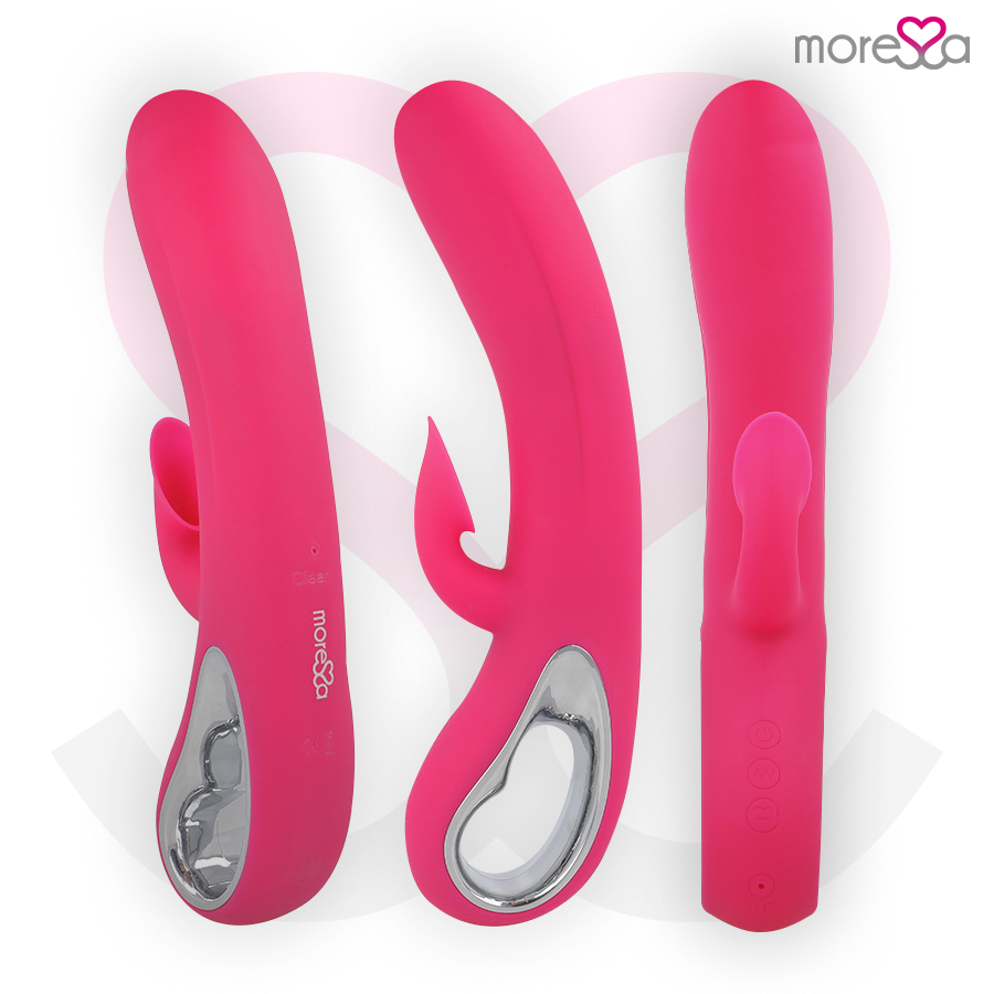 MORESSA - DUSTIN ASPIRATION CLITORIDIENNE ET VIBRATIONS PUISSANTES SILICONE PREMIUM RECHARGEABLE
