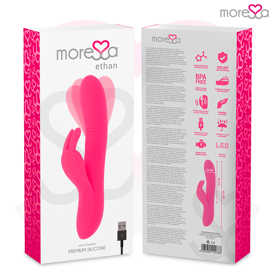 MORESSA - ETHAN RECHARGEABLE EN SILICONE PREMIUM