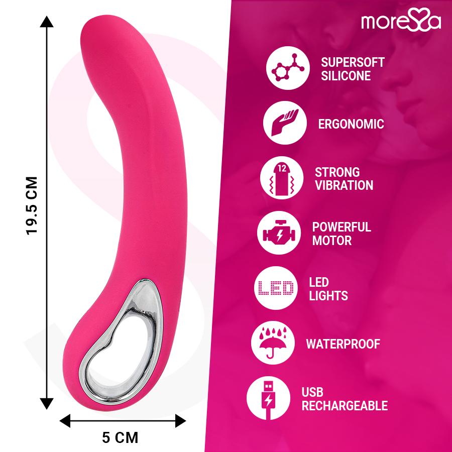 MORESSA - NELSON RECHARGEABLE EN SILICONE PREMIUM