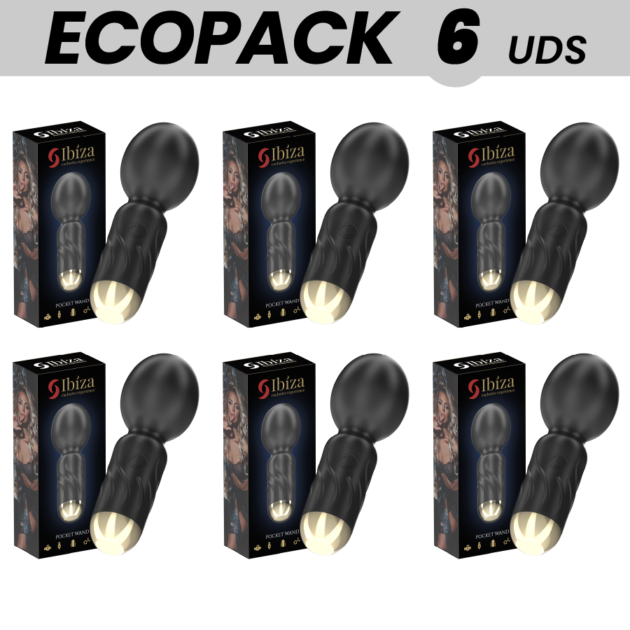 ECOPACKS 6 UNITÉS - VIBRATEUR DE POCHE IBIZA