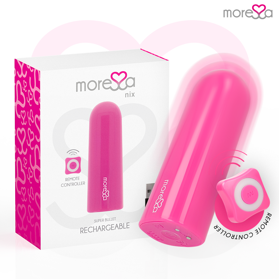 MORESSA - NIX VIBRATEUR TÉLÉCOMMANDE ROSE
